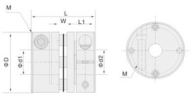 TS3型單節(jié)夾緊膜片聯(lián)軸器