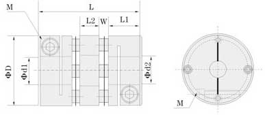 TS3D型多節(jié)夾緊膜片聯(lián)軸器